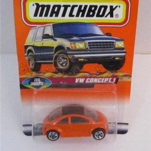 Matchbox Car VW #17 1997 Orange New NIP Diecast